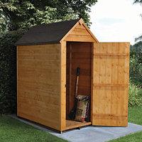 Forest Garden Windowless Apex Overlap Shed - 3 x 5 ft