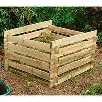Forest Garden Timber Composter - 3 x 3 ft