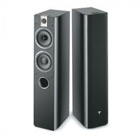 focal chorus 716 black 2 12 way bass reflex floorstanding speaker pair