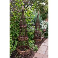 Forest Concentric 1.2m Willow Obelisk Pack of 2