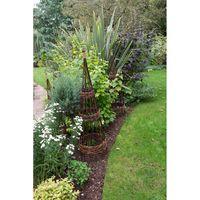 Forest Concentric 1.5m Willow Obelisk Pack of 2