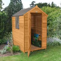 Forest Garden 4x6 Overlap Dip Treated Apex Shed