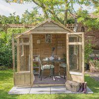 forest oakley summerhouse overlap pressure treated 7x5