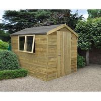 Forest Garden 6x8 Tongue and Groove Pressure Treated Apex Shed