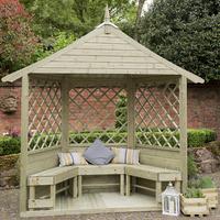 forest 8ft x 3ft 238cm x 105cm half burford arbour