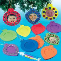 foam photo baubles pack of 36