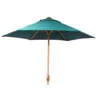 Forest Green Parasol With Crank 3 Metres
