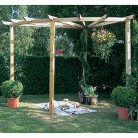 forest radial pergola