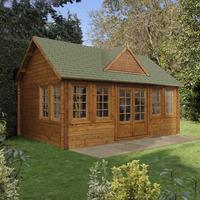 Forest 18ft x 13ft (5.5m x 4m) Cheviot Log Cabin