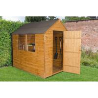 forest garden 5x7 overlap dip treated apex shed