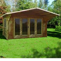 forest 13ft x 10ft 4m x 3m abberley log cabin