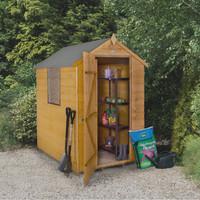 forest garden 4x6 shiplap dip treated apex shed