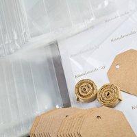 Food Safe Gift Wrap Pack Includes Bags, Labels, Tags and Raffia 327113