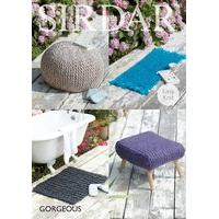 Foot Stool Covers and Rugs in Sirdar Gorgeous (7965)