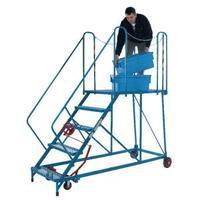 Fort Easy Slope Platform Steps Powder Coated 5 Tread MS9105M