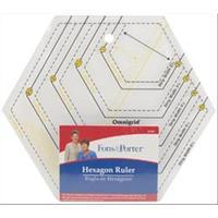 fons porter hexagon ruler 2 to 6 1 to 3 231933
