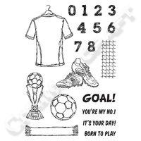 For the Love of Stamps - Football Crazy Stamp Set 407455