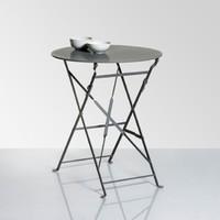 Folding Metal Pedestal Table