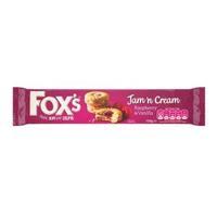 Foxs Jam and Cream Rings Real Raspberry Biscuits A07891