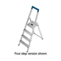 Folding Aluminium Ladder 3 Non Slip Ribbed Steps 8120-301