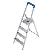 Folding Aluminium Ladder 4 Non Slip Ribbed Steps 8120-401