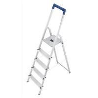 Folding Aluminium Ladder 5 Non Slip Ribbed Steps 8120-501