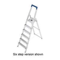 Folding Aluminium Ladder 7 Non Slip Ribbed Steps 8120-701