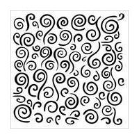 folkart swirl background laser stencil