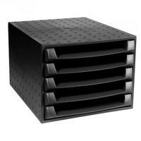 Forever Black 5-Drawer Set 221014D