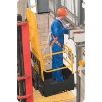 Folding Access Platform for forklifts 1m x 1m x 1.88m high