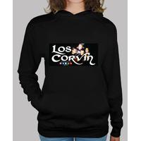 follow the black sweatshirt woman corvin