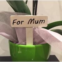 For Mum Gift Sign by Rustic Garden Supplies