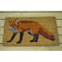 Fox Design Printed Coir Doormat by Fallen Fruits