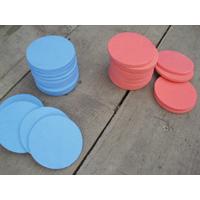 four in a row game spare foam disks blue