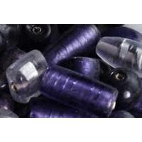 Foil Glass Beads. Purples