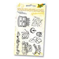 folia vario clear stamp sheet birthday