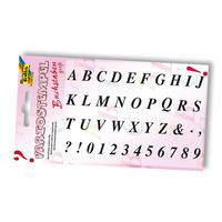 folia vario clear stamp sheet large letters