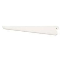 Form Twinslot White Matt Steel Steel Shelf Brackets (D)270mm