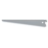 Form Twinslot White Matt Steel Steel Shelf Brackets (D)220mm