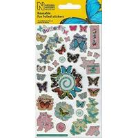 Foiled Butterfly Stickers