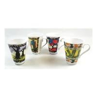 four roy kirkham mugs