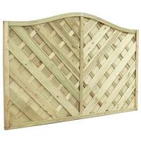 Forest Forest 180x180cm Strasburg Fence Panel 4 Pack