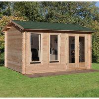 forest forest 4 x 3m chiltern log cabin