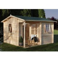 Forest Forest 3.6 x 3.6m Malvern Log Cabin (Assembled)