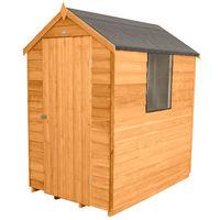 Forest Forest 4x6 Apex Overlap Dipped Shed (Assembled)