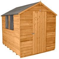 Forest Forest 6x8ft Apex Overlap Dipped Shed