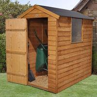 Forest Forest 4x6 Apex Overlap Dipped Shed Easy Fit Roof
