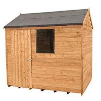 Forest Forest 8x6ft Reverse Apex Overlap Dipped Shed