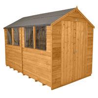 Forest Forest 8x10ft Apex Overlap Dipped Shed (Assembled)