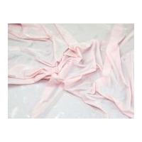 Foil Leaf Print Stretch Jersey Dress Fabric Pink & Silver